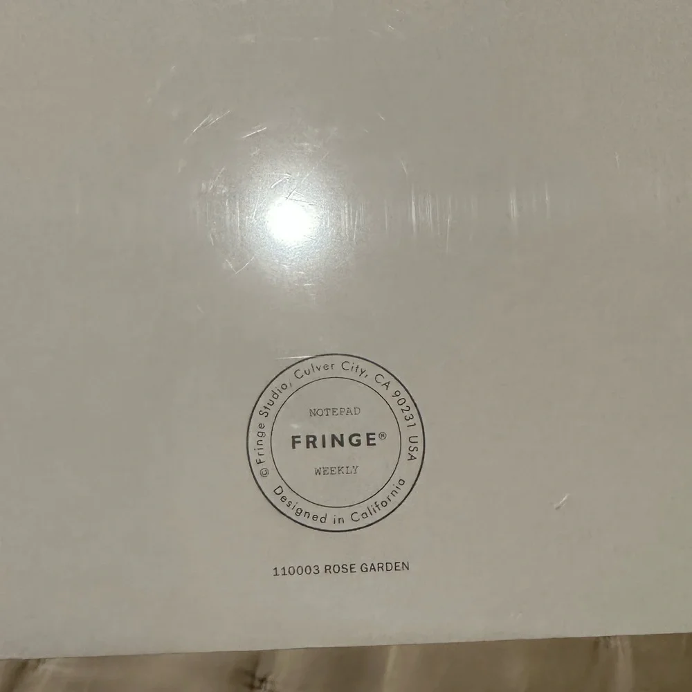 New Fringe Studio Rose Garden Large Desktop Weekly Planner - 80 Sheets